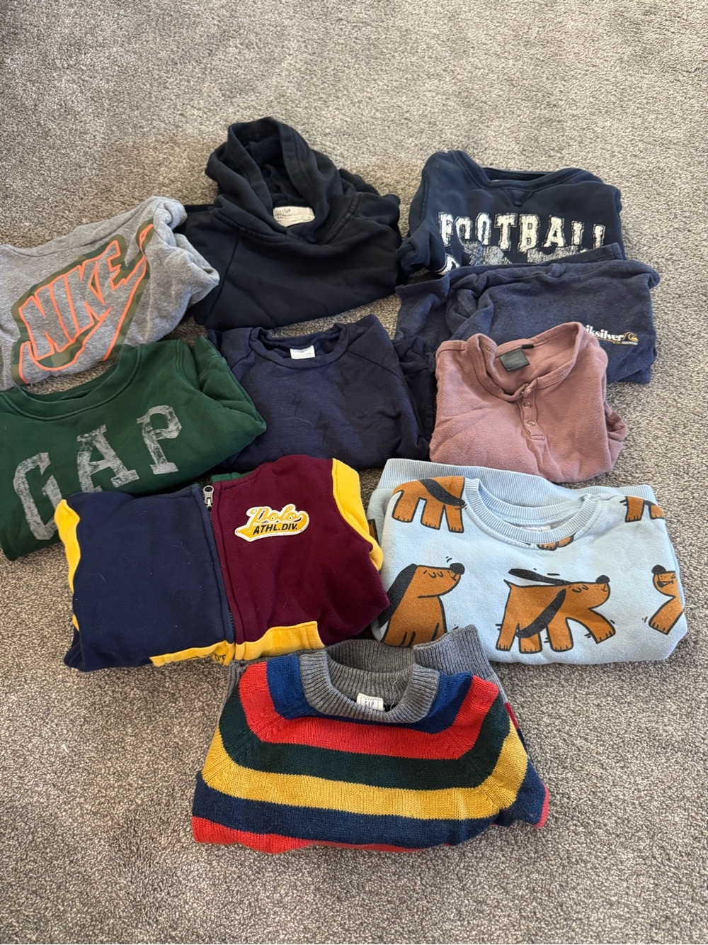 Mixed Toddler Sweater Bundle - Multi-Color Assorted Brands